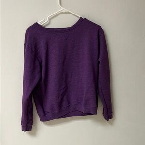 Hanes Women's Deep Purple Crew Neck Sweater